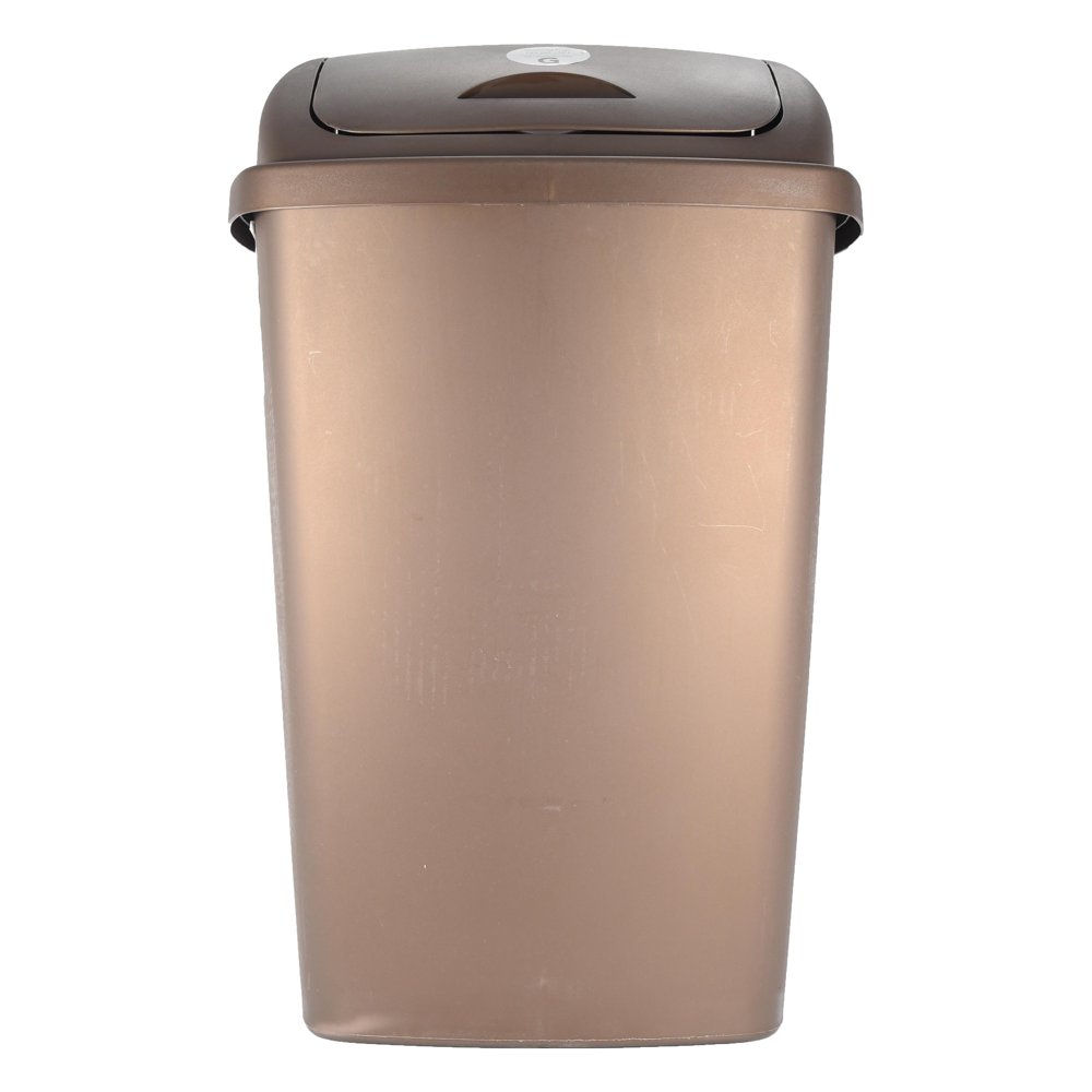 Sterilite 13.2 Gal./50 L SwingTop Wastebasket, Bronze