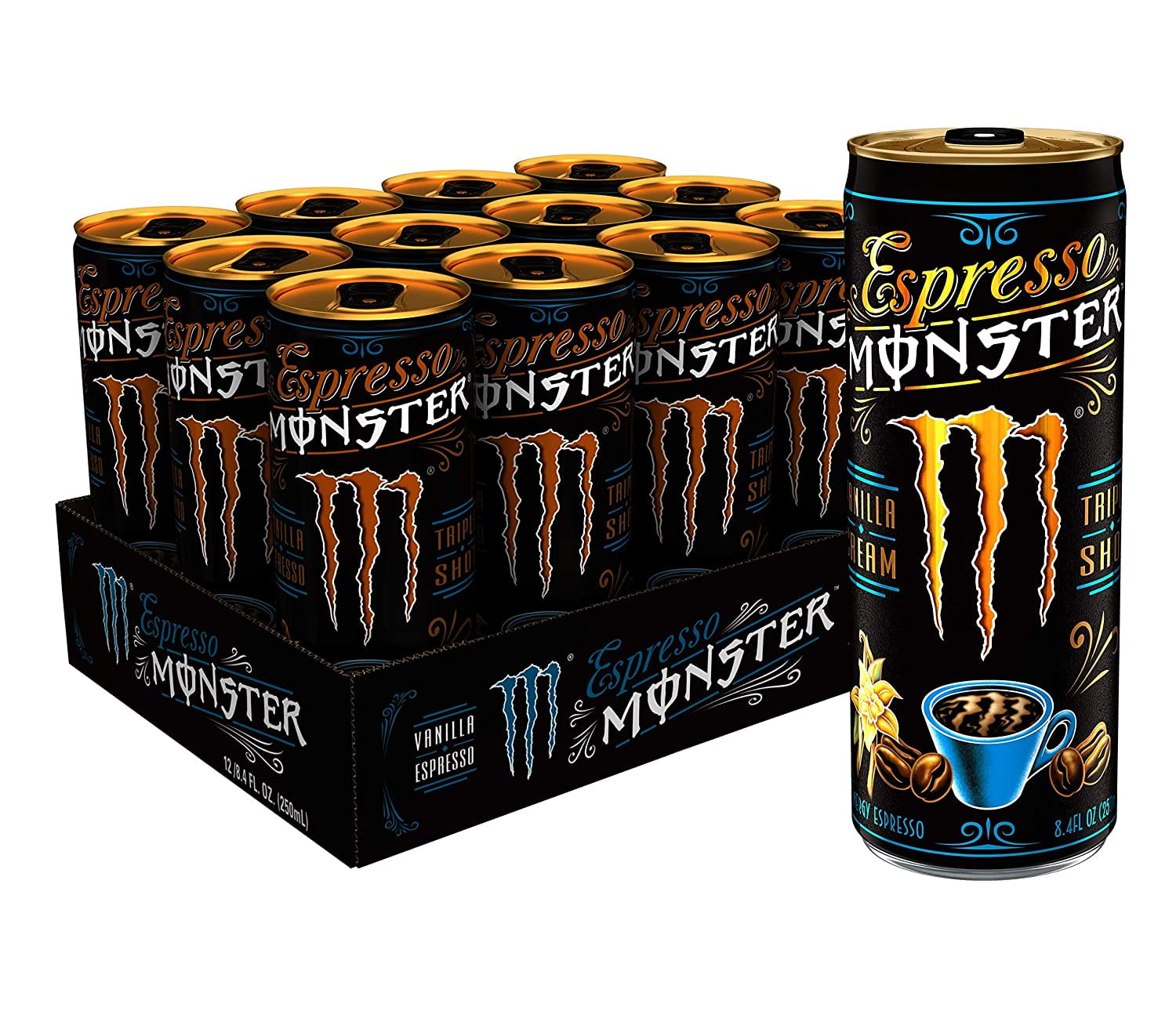 Monster Energy Espresso Vanilla Cream, 8.4 oz (Pack of 12) in Nepal at NPR 14647, Rating 5