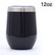thumbnail image 1 of Taza de copa de vino sin tallo de acero inoxidable de 12 onzas Taza de vino a granel con aislamiento al vacío de doble pared a prueba de fugas con tapa Perfecta para café, vino, cócteles, bebidas,, 1 of 8