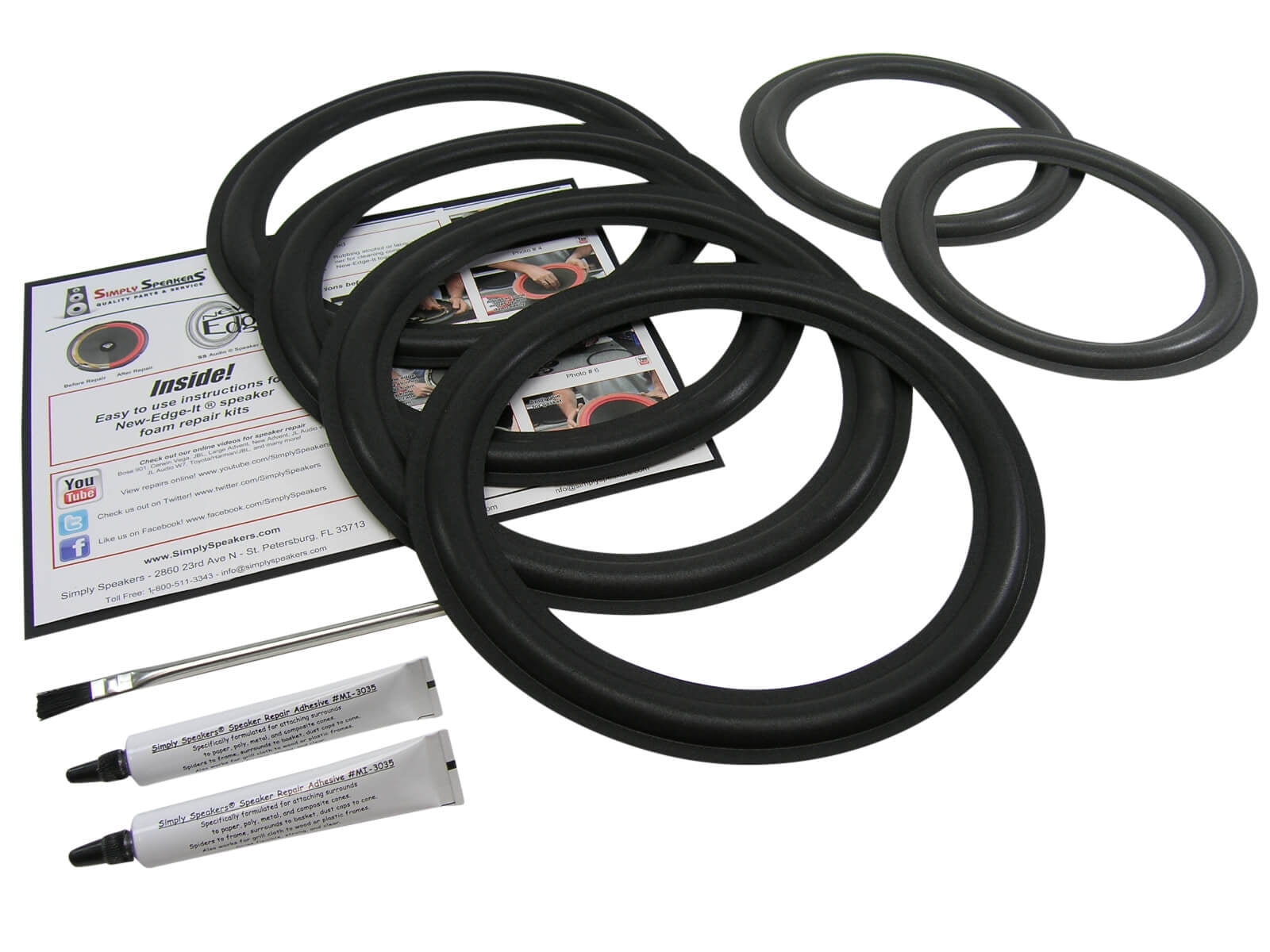 Acoustic Research AR9 COMPLETE System Speaker Repair Kit FSKAR9C