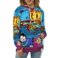 thumbnail image 6 of Teen Titans Go Hoodie 3D Print Pullover Hooded Long Sleeve Sweatshirts Tops Blouse with Pocket for Mens Womens, 6 of 7
