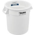 thumbnail image 3 of Global Industrial Plastic Trash Can - 10 Gallon White, 3 of 7