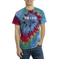 thumbnail image 1 of Pride Text Tie-Dye Spiral Men -Smartprints Designs, Male Small, 1 of 2