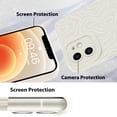 thumbnail image 4 of Funda de teléfono MZELQ para iPhone 12 Silicone Wave Ripple White, 4 of 6