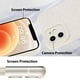thumbnail image 4 of Funda de teléfono MZELQ para iPhone 12 Silicone Wave Ripple White, 4 of 6
