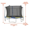 thumbnail image 2 of Sportspower BouncePro 12ft Trampoline Meets ASTM Safety Standards, Heavy-Duty Rust-Resistant Steel Frame, UV-Resistant Jump Mat & Safety Net, 2 of 11