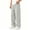 Gray, variant on Girls Boys Sweatpants Baggy Cotton Wide Leg Elastic Waist Sweat Pants Fall Dance School Trousers with Pockets Yellow