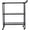 black, variant on Danniu 3-Tier Rolling Bar Cart with Handle, Indoor-Outdoor Patio Mobile Serving Cart Beverage Cart, Coffee Station Drink Trolley for Home Kitchen, Living Room, Storage Islands & Carts, Modern Black