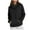savings tops#01_Black, variant on Womens Oversized Hoodie Sweatshirts Cowl Neck Long Sleeve Fleece Pullover Top with Zip Pocket