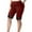 Wine, variant on FAIWAD Plus Size Shorts for Women High Waisted Stretch Seamless Workout Gym Yoga Shorts Lace Trim Athletic Short Leggings
