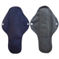 thumbnail image 3 of Aslana 6-Pack Women Cloth Menstrual Sanitary Pads with Wings. Reusable & Washable. 3 Sizes Available for Overnight Heavy flow, Daily flow or Pantyliner., 3 of 4