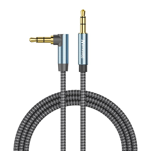 Cable AUX Nanxudyj de 1,8 m, 3,5 mm macho a macho, trenzado de nailon