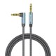 thumbnail image 1 of Cable de audio Nanxudyj AUX, 1,8 m, 3,5 mm, macho a macho, nailon, 1 of 7