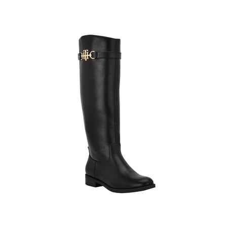 

Tommy Hilfiger Women s Inezy Riding Boot Black Size 9.5M