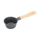 thumbnail image 1 of Sartén para leche de aluminio resistente al calor con mango de madera de 11 cm de diámetro y antiadherente. Negro, 1 of 9
