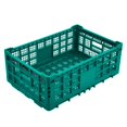 thumbnail image 1 of QinaQin Caja plegable de almacenamiento de 52 L, tipo milk crate de plástico reforzado, diseño colapsable y multiusos para garaje, cocina, oficina y organización diaria, 1 of 7