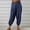 A18 Dark Blue, variant on Pants for Women Harem Style Elastic Waist Trousers Soft Comfy Balloon Bottoms Pleated Lantern Leg Yoga Pilates Loungewear