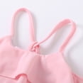 thumbnail image 5 of uublik Summer One Piece Swimsuit for Girls Floral Ruffle Beach Back SwimSuit Bathing Suit, Sizes 12M-5T, 5 of 5