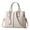 White, variant on Large Capacity Crossbody Bags for Women Vegan Leather Top-handle Purses Trendy Tote Shoulder Bag