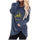thumbnail image 1 of Camisas Navideñas Para Mujer Tops de Manga Larga Moda Navidad Impreso Cuello Redondo Kink Blusa Informal Odeerbi ODB199186, 1 of 5