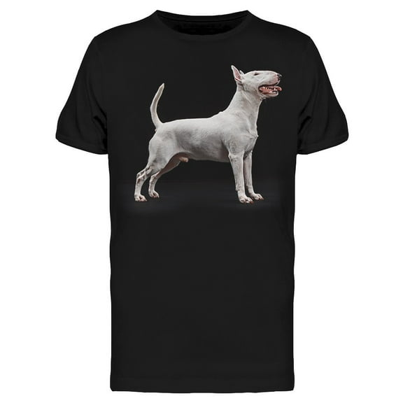 A Posing Bull Terrier T-Shirt Men -Image by Shutterstock, Male Large