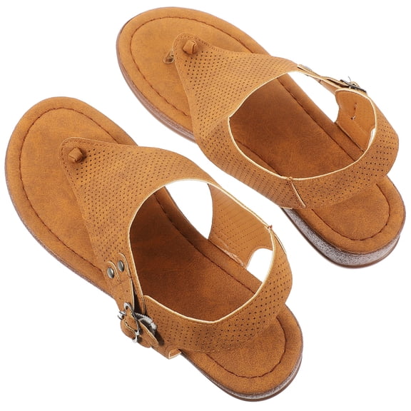 HEALEEP Beach Sandals for Women Dressy Eye-catching Women's Miss