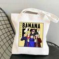 thumbnail image 1 of Sac de Courses Banane Poisson Sac en Toile pour Courses Sac Fourre-Tout Réutilisable Bolsa Compra Boodschappentas Saclas 15 35x40cm une Face, 1 of 6