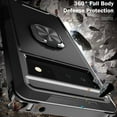 thumbnail image 3 of Nalacover For Google Pixel 6 Pro Slim Case,Luxury Hybrid Hard PC and TPU Rugged Bumper 3-In-1 Rotatable Magnetic Ring Kickstand Four Corner Guard Shockproof Anti-Scratch Back Phone Cover.Black, 3 of 8