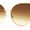 Gold - Brown, variant on Super Dapper Round Cat Ear Tip Metal Rim Neat Sunglasses Black - Smoke
