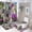 style-884, variant on 4 Pcs Shower Curtain Sets Bathroom Shower Curtain Set with Rugs Koala with Purple Orchids Flowers Waterproof Shower Curtain Custom Koala Bear for Bathroom Decor
