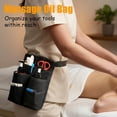 thumbnail image 2 of Pro Massage Therapist Bag, Multi-Pocket Portable Holster with Adjustable Waist Belt,Oil Bottle Pockets, Card Slots,Mesh Compartments for Essentials,Large Capacity Lotion Holder Organizer, 2 of 7
