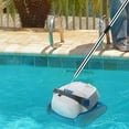 thumbnail image 3 of Hyasfey Pool Vacuum Retrieval Hook with Adjustable Telescopic Pole Stainless Steel Hook for Robotic Pool Cleaners Universal Pool Cleaner Retrieval Tool for Above-Ground Underwater Pool Vacuum, 3 of 6