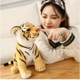 thumbnail image 1 of Una cosa Peluche de tigre de imitación amarillo de 28 cm Regalos vacaciones, 1 of 5