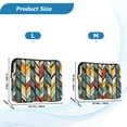 thumbnail image 4 of FORMRS 15"-15.6" Laptop Sleeve Protective Case Soft Carrying Quilted Computer Bag Cover, Yellow Geometric, 4 of 7