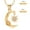 Customize, variant on Moon and Sun Cremation Jewelry for Ashes Urn Neckless Lockets for Human Ashes Pet Ashes Holder Urn Pendants with Chain - Black
