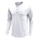 thumbnail image 1 of Camisas de Hombre Blusas de Manga Larga Con Cuello Redondo Musculoso Musculoso Básico Blusa de Color Puro Sólido Camiseta Top Odeerbi ODB122088, 1 of 4