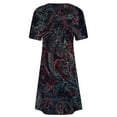thumbnail image 5 of Zorckvet Womens Casual Dresses Crewneck Tunic Loose Fashion Graphic Dress for Women Short Sleeve, 5 of 5