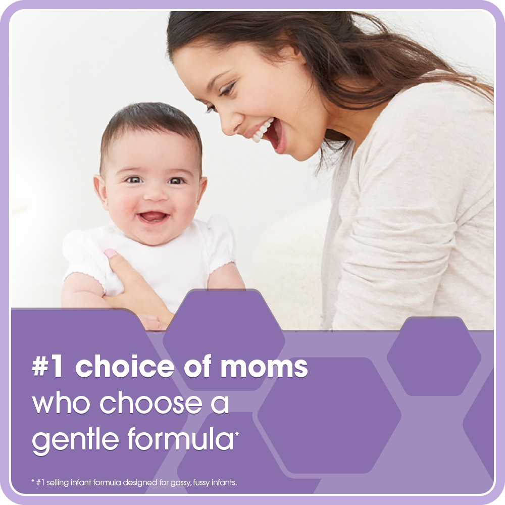 Enfamil PREMIUM Gentlease GMO-Free Powder Baby Formula, 21.5 oz Tub - image 4 of 13