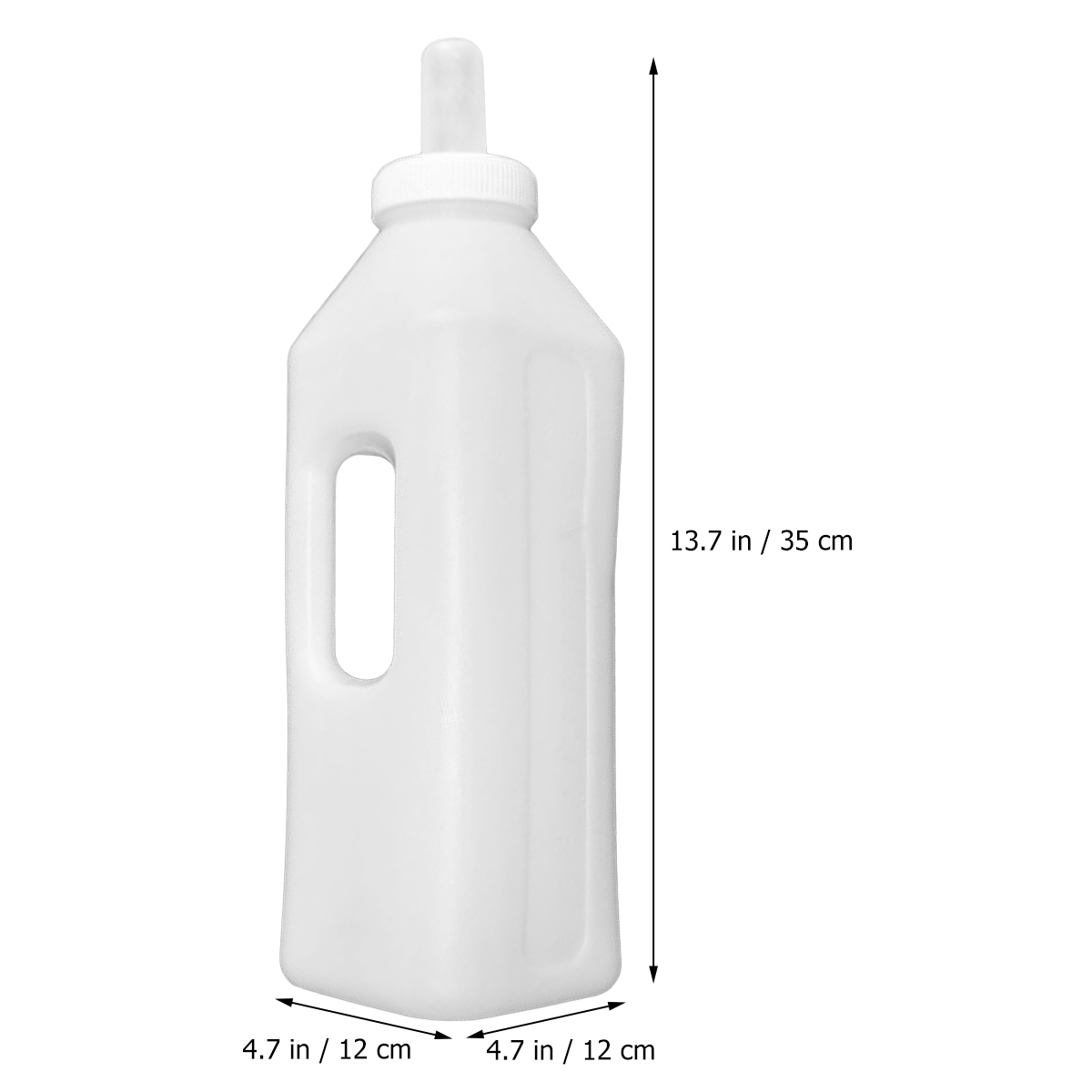 UPKOCH Feeding Bottle Milk Drink Bottles Silicone 4 Pcs in 1 Set White