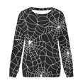 thumbnail image 4 of Qertyioot Chemises à Manches Longues pour Femmes, T-shirt Imprimé Col Rond Décontracté Hauts Chandail en Molleton, 4 of 4