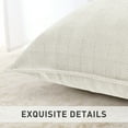 thumbnail image 2 of Sanmadrola White Pillow Covers 18x18 Set of 2 Chenille Throw Pillow Cover with Elegant Design Soft and Luxurious Decorative Throw Pillows for Couch Bed and Home Decor, 2 of 8