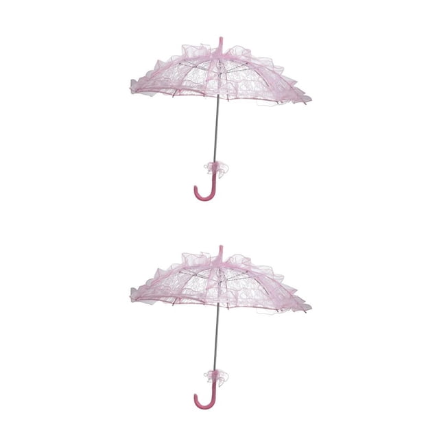 Bewildely Handmade Lace Umbrella Wedding Parasol Bridal Accessories Wedding Dancing Type1 NO1