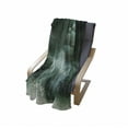 thumbnail image 4 of Pirate Ship Soft Flannel Fleece Throw Blanket, Old Ship in Thunderstorm Digital Artwork Fantasy Adventure, Cozy Plush for Indoor and Outdoor Use, 60" x 80", Jade Green Dark Green, by Ambesonne, 4 of 6