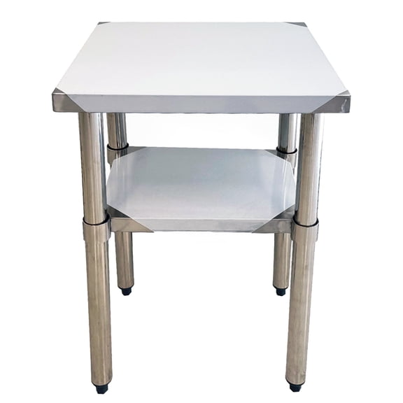 NSF Certified All Stainless Steel Work Table – Multiple Sizes Available 18x18 – Commercial Prep Table with Undershelf, 34''H