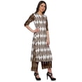 thumbnail image 2 of Moomaya Printed Indian Palazzo Set Chanderi Women Ethnic Wear Plus Size, 2 of 5