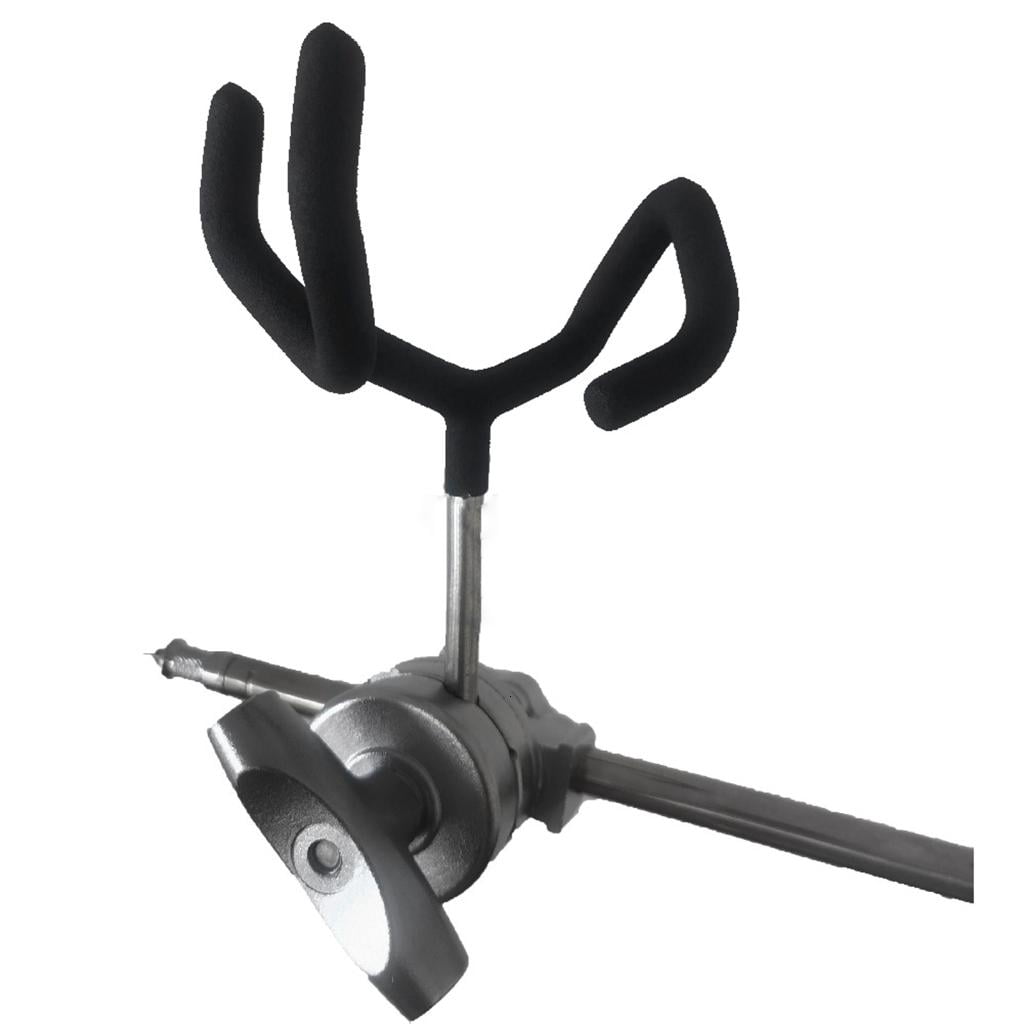Microphone Boom Rod Arm Stand with Durability Metal Frame and Space Saving Design for Live Streaming Secure Grip Design
