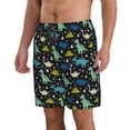 thumbnail image 2 of Goofa Dinosaur Printed Mens Swim Trunks Summer Quick Dry Short Beach Swimwear Bathing Suits-3X-Large, 2 of 9