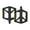 Color:Black, variant on Light Weight Nylon Mountain Bicycles Pedals Wide Flat Cycling Pedals Seal Bearings Nonslip Bicycles Pedals Easy to Use