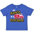 thumbnail image 3 of Inktastic My Auntie is a Firefighter with Fire Truck Boys or Girls Toddler T-Shirt, 3 of 5