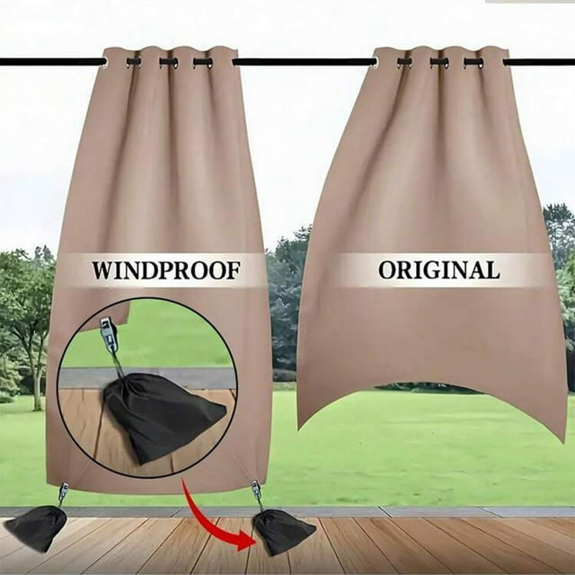 Elodie Heavy Duty Windproof Curtain Weights for Gazebo Tent Tablecloths Accessories 4pcs